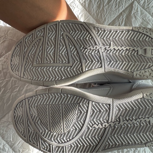 Champion White Leather Sneakers - Picture 3 of 6